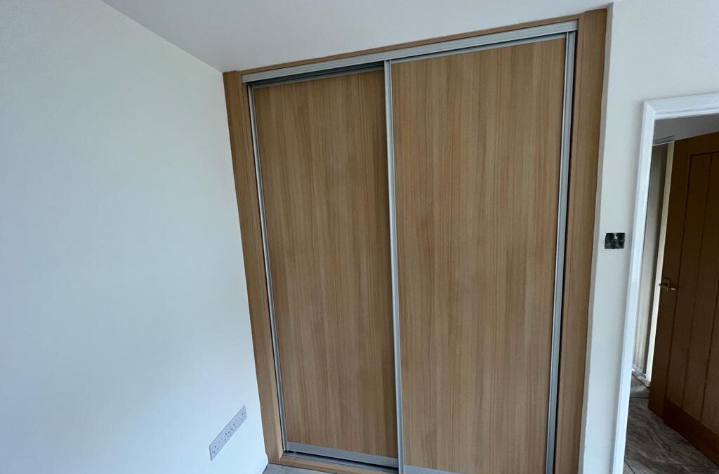 Oak Sliding Wardrobe